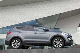 Hyundai Santa Fe - Exterieur zijaanzicht